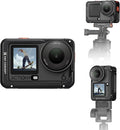 K&F CONCEPT Aluminum Alloy Camera Cage Compatible with DJI Osmo Action 6 | Protective Cage Expansion Frame Case with Cold Shoe | 1/4" Screw Adapter for Tripod, Selfie Stick, Action 6 Accessories, CD03 by KFCONCEPT