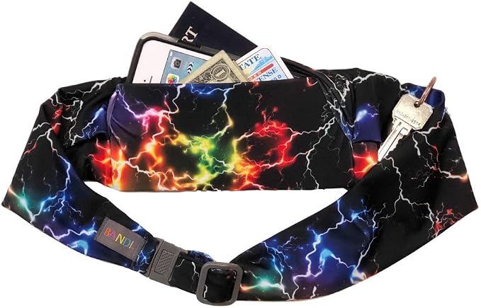 BANDI Running Belt for Women & Men – USA Made No-Bounce Adjustable Waist Pack & Secure Fanny Pack – Fits All Phones, Gels & Essentials – Zipper-Free, Medical Device Friendly - Image 2