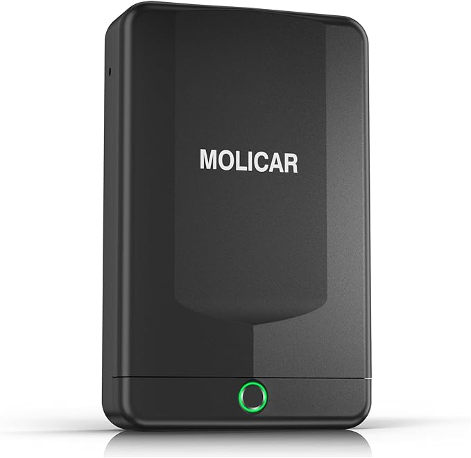 Gun Safe for Handgun Small Biometric Pistol Safe Fingerprint Quick Access Portable Gun Lock Box for Cars Travel Nightstand Bedside by MOLICAR