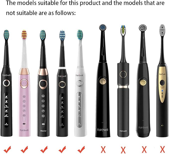 Nincha Plastic Electric Toothbrush Travel Case for Fairywill/TEETHEORY/Seago/Dnsly Series Sonic Electric Toothbrush, Black - Image 6