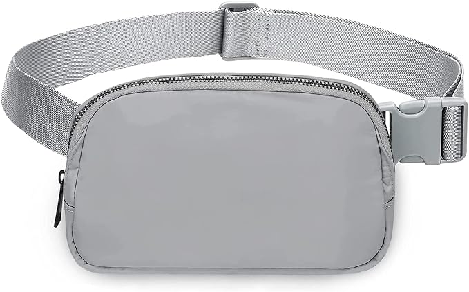 Belt Bag for Women Fanny Pack Dupes, Fashion Crossbody Waist Pack Bag with Adjustable Strap, Everywhere Belt Bag for Travel Outdoors Running Hiking（Grey） - Image 7