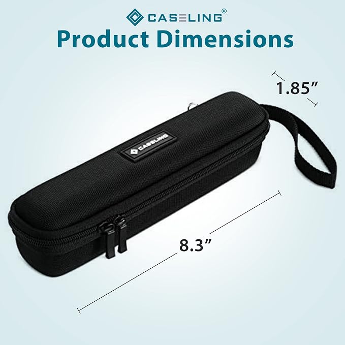 Toothbrush Case for Sonicare 5300 4100 5100 6100, Oral-B 1000, AquaSonic | Protective hardshell fits top electric toothbrushes. water-resistant storage pouch with charger mesh pocket, wrist strap. - Image 3