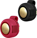 Portable Clip-On Fan, Mini USB Rechargeable 360° Rotatable Fan, Personal Fan 3-Speed Silent Mini Bladeless Fans (2 pack(Black+Red)) by Ahuccf