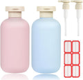 Shampoo and Conditioner Bottles, 6.8oz 2-Pack Travel Bottles | BPA Free, HDPE Material, Lockable, Leak-proof, Squeezable, 2-pack Pump Dispenser, for Wash Supplies by Unknown