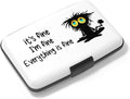 Card Holder Credit Cards Holder for Women RFID wallet women Business Card Holder Wallet Mini Aluminum Card Wallet RFID Blocking Slim Metal Hard Card for Women, Black Cat by Atufsuat