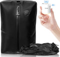 BAGAIL TPU Vacuum Bag for Travel, Reusable Compression Bag with IPX8 Waterproof Zipper, Save Space for Suitcase, Backpack and Carry on (Jet Black, Large, With Pump) by BAGAIL