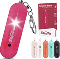 Personal Safety Alarm - Waterproof Rechargeable Security Alarm - 140dB Extra Loud Siren & Strobe Light - Self Defense Keychain - Gift for Women, Teenagers, College Girls, Seniors (Burgundy) by Unknown