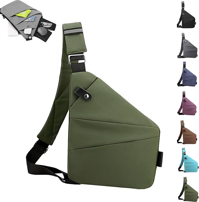 Anti Theft Travel Bag,Anti Theft Crossbody Bag, Sling Bag Travel Crossbody Bag for Women Men by ocalil