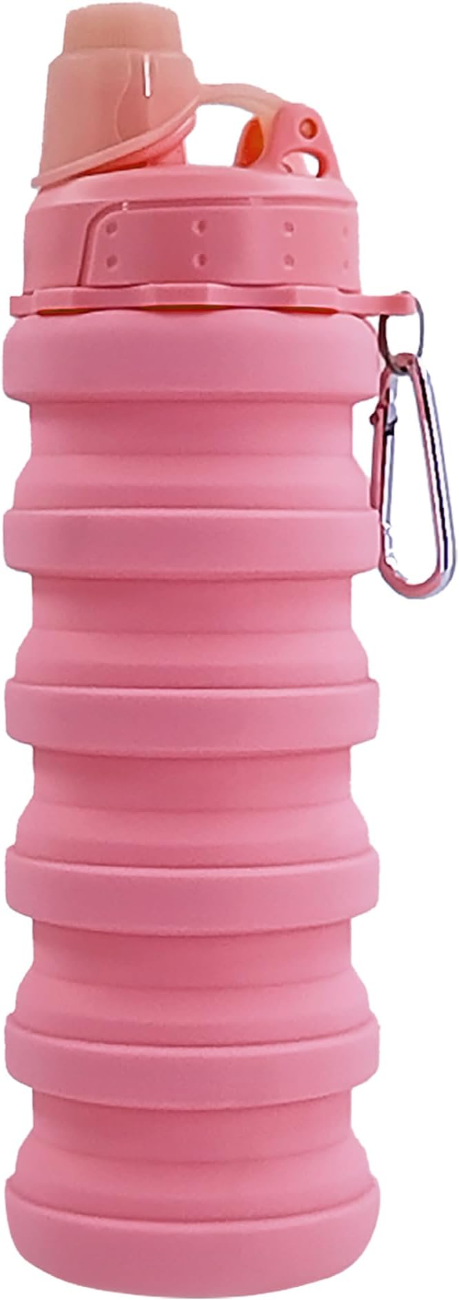 Collapsible Water Bottles Travel water bottle Sports Portable Sport Water Bottle Reusable Water Bottles comes with mountaineering Buckle 500ml silicone Water-proof camping water bottle by YCTMALL