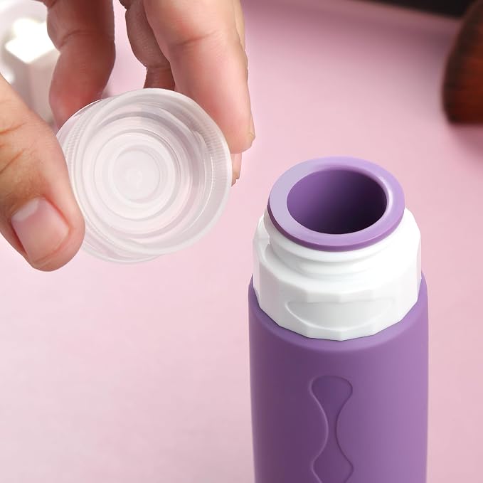 Gemice Travel Bottles for Toiletries, Tsa Approved, Travel Size Containers, BPA Free Leak Proof Tubs Refillable Liquid Accessories for Cometic Shampoo and Lotion Soap - Image 9