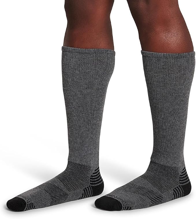Tommie Copper Women's Over the Calf Compression Socks | All-Day Comfort, Breathable & Easy-On l Solid Colors l Size 4-6.5 (4-Pack) - Image 4