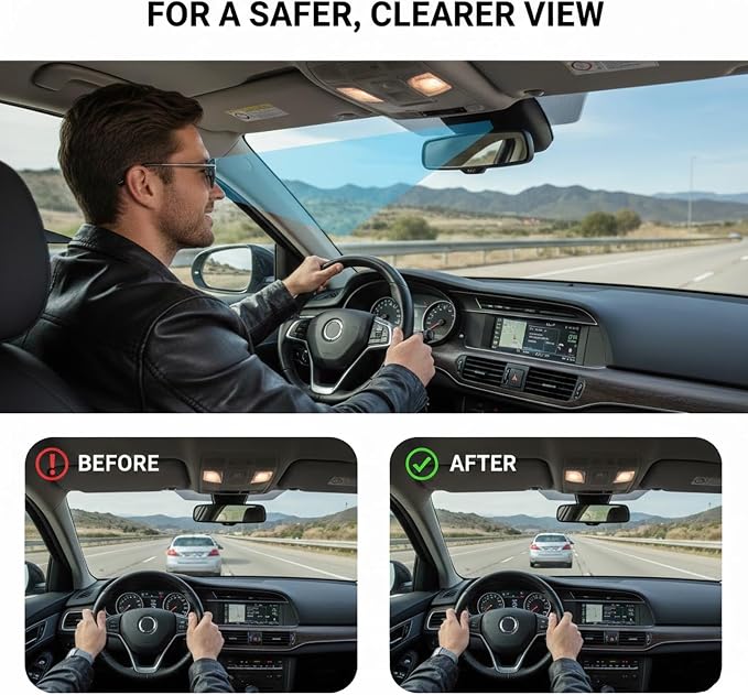 Seat Cushion for Car Truck Driver, Memory Foam Seat Cushion with Adjustable Strap,Ergonomic Lumbar/Back Support & Sciatica Relief for Long Drives, Orthopedic Cushion for Office Chair, Car, Semi Truck - Image 4