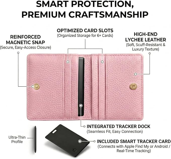 Smart Bluetooth Tracker Card Works with Apple Find My (iOS only) App | Item Finders Card,Keys Finder and Item Locator for Keys,Bags,Luggage,passport,ect.Replaceable Battery - Image 5