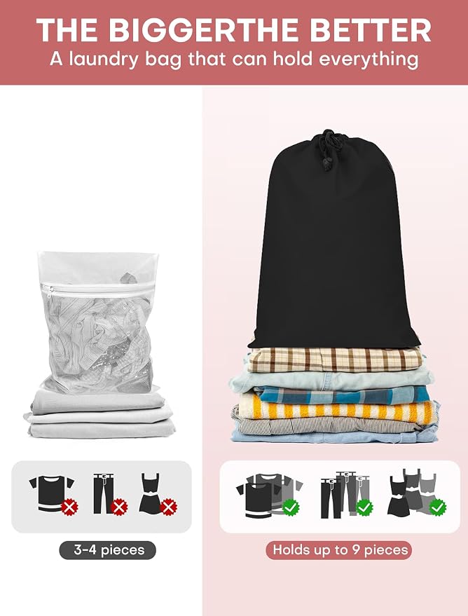 SDGFUI 6 PCS Set Compression Packing Cubes for Travel, Lightweight Packing Organizer Bags Travel Essentials for Carry On, Suitcase, Home Closet - Black - Image 5
