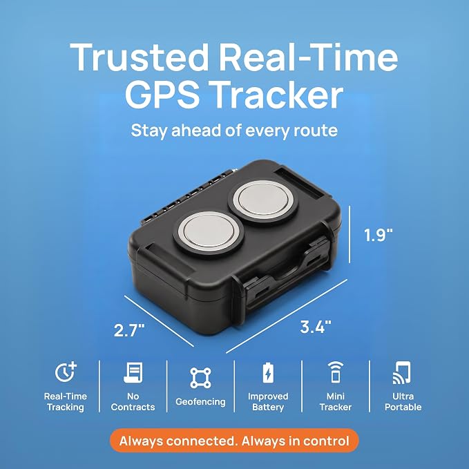 Brickhouse Security Spark Nano GPS Tracker for Vehicles, Magnetic Case | Subscription Required, GPS Tracker, Real Time Tracking, Geofencing, Speed Alerts, Waterproof, 7 Day Battery, Car Tracker - Image 4