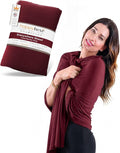 Pashmina Shawl Wraps for Women | USA Made Travel Scarf for Women | Lightweight & Soft Pashmina | Evening Dresses | Travel Scarf Airplane | UPF 50+ Sun Protection | 68x35in by Happyluxe
