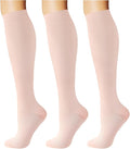 Breslatte Compression Socks for Women Men 15-20 mmHg | Graduated compression stockings knee high athletic support socks for travel running flying nurse pregnant by Breslatte
