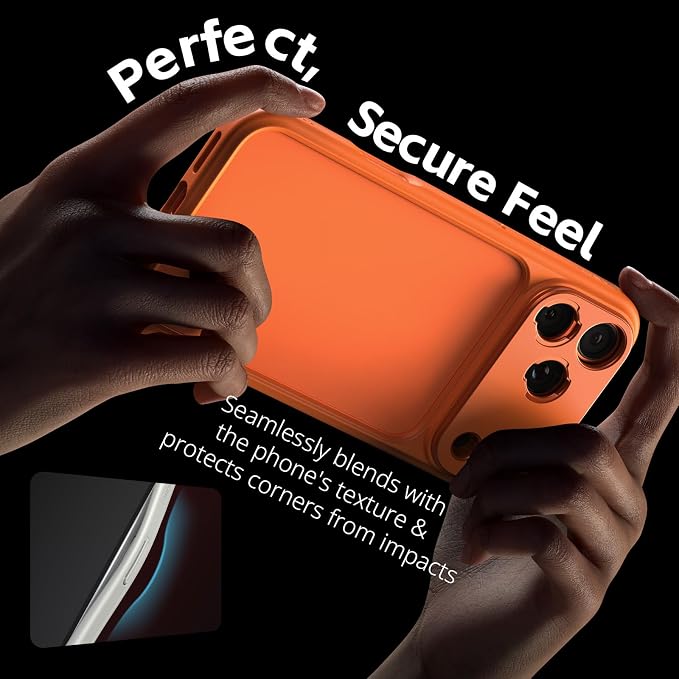 SMALLRIG FilMov Bumper Phone Case for iPhone 17 Pro Max, Hollow Back Design with Lens Backplate, 67mm Filter Adapter Compatible with Phone Gimbal Stabilizers, for DJI for Insta360, Orange- 5795 - Image 7