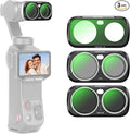 NEEWER ND Filter Set Compatible with Insta360 Luna Ultra Gimbal Camera Only | Variable Neutral Density (ND2-32), CPL, 1/4 Black Diffusion for Mist Cinematic Effect, FL-L03 by Neewer