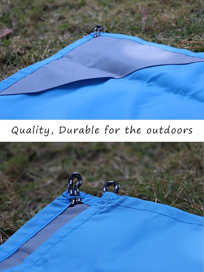 Orga'Neat Pocket Picnic Blanket, Compact Lightweight Tarp for Camping | Foldable, Easy to Carry, Water Resistant Sandproof Washable Quick Dry Mat for Beach, Festival, Travel, Outdoor Recreation - Image 2