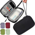 CAAORDKSO Electronic Organizer Case, Travel Cable Organizer Pouch Electronic Accessories Carry Case Water Resistant Organizer Pouch Bag for Cable, Cord, Charger, Phone, Power Bank, Earphone (Black) by Unknown