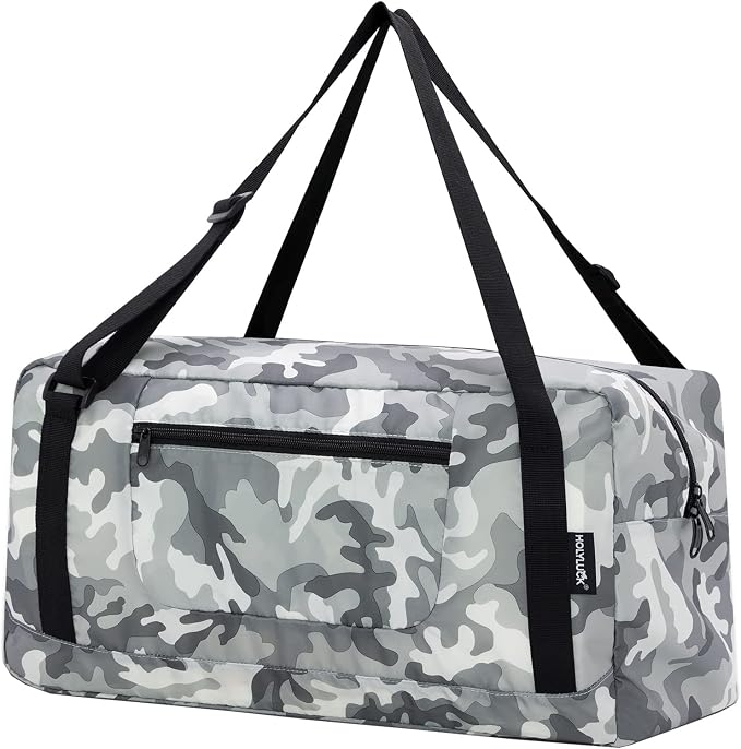 HOLYLUCK Foldable Travel Duffel Bag For Women & Men Luggage Great for Gym (arctic camo) by holyluck