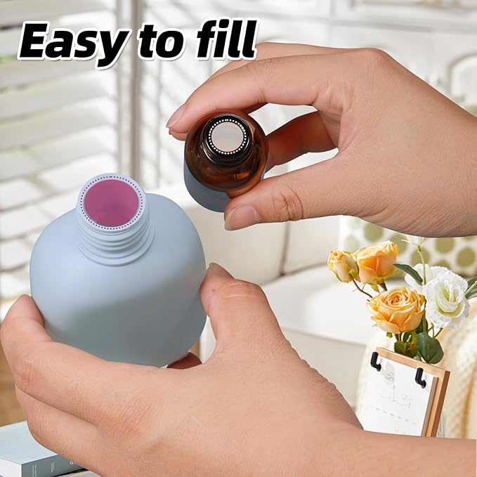 ASEVAT 3.4oz Travel Bottle with Flip Cap, Leak Proof Squeeze Bottles, Refillable Plastic Travel Containers for Creams, Lotion, Foundation, Shampoo, Conditioner - Image 3