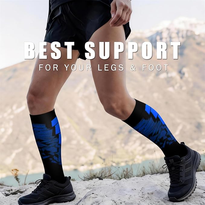 Copper Compression Socks for Women & Men (6 pairs) - Best Support for Nurses, Running, Hiking, Recovery - Image 4