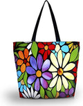 Beach Tote Bags Travel Totes Bag Shopping Zippered Tote for Women Foldable Waterproof Overnight Handbag by newplenty