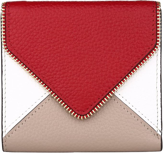 Ultra Thin Small Compact Leather Womens Girls Wallets RFID Blocking Credit Card Holder for Women by Lavemi