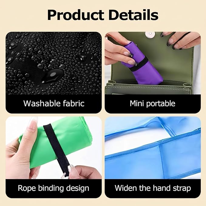 Foldable Shopping Bag, Reusable Grocery Bag Holder, Tote Bags - Image 3