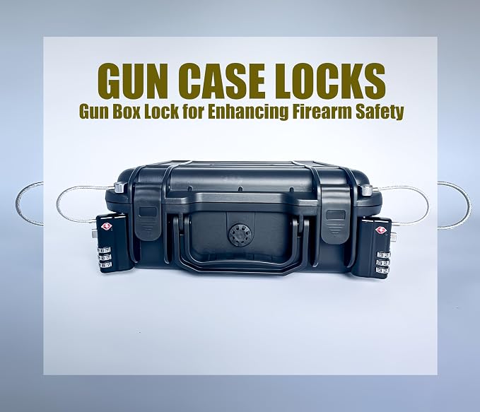 TSA Approved Combination Locks for Gun Cases, Toolboxes & Luggage (1 Pack) - Image 5