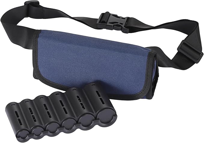 BSTKEY US Coin Holder Coin Dispenser, Fanny Pack with Banknote Waiters Purse Coin Sorter Coin Organizer, Coin Storage Bag with Belt for Waitress Server Collector Cashier Change （Navy） - Image 9