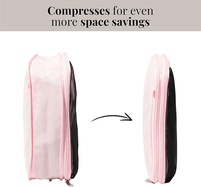 Baggallini Compression Cube 3-piece set - Lightweight Compression Packing Cubes for Travel - Image 2