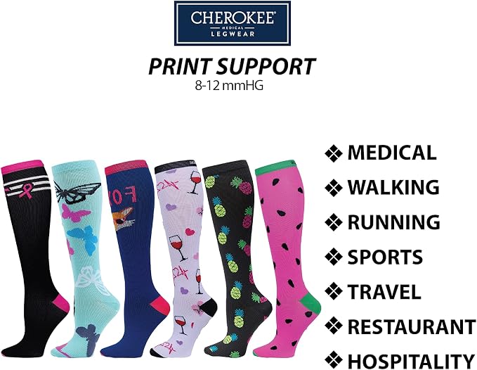 Cherokee Legwear Compression Socks for Women 10-15 mmHg (1-Pair Pack) | Comfort Support Knee Highs, Soft Fit, Regular & Wide Calf, Soft Knit Feel, Lightweight, Easy Care for Work and Everyday Wear - Image 6