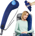 TRAVELREST All-in-One Travel Neck Support & Body Pillow - Blue | Memory Foam Cover, Inflatable Travel Essential, Upper Compact Support, Sleeping Accessories, Road Trip & Long Flight Comfort by TRAVELREST