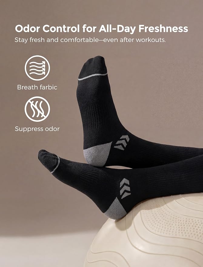 Momcozy Compression Socks for Women, 20-30 mmHg for Flying, Travel & Sports | 20-30 mmHg option: Enhanced support with zoned compression, Lycra fiber for lasting elasticity, silver-infused for freshness - Image 4