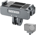 NEEWER Upgraded Magnetic Mount Adapter Compatible with DJI Osmo 360 / Action 5 Pro/4/3, Quick Release Action Camera Mount Vlogging Accessories with 1/4" Tripod Thread, AC011 Dark Gray by Neewer