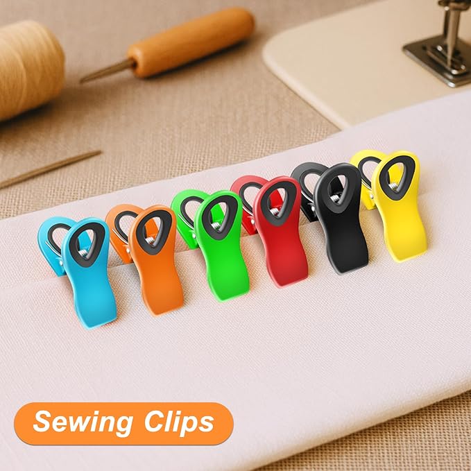 JETMORE 12 Pack Chip Clips Bag Clips, Magnetic Bag Clip for Food Storage | Heavy duty, plastic food clip for chips, snack, kitchen, refrigerator, garden, sewing, fabric, clothes pins - Image 7