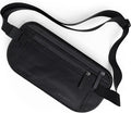 VENTURE 4TH Travel Money Belt, RFID Blocking Passport Holder - Sleek Black by VENTURE4TH