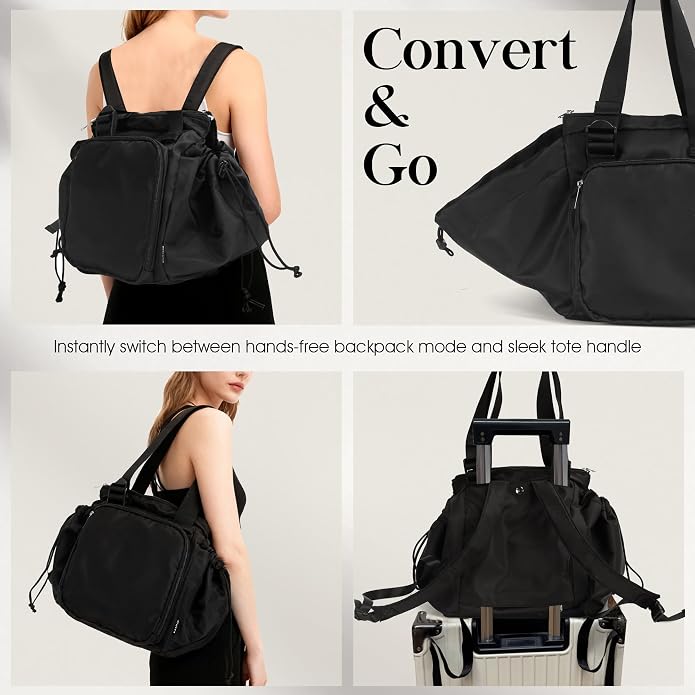 Everyday Bag Tote for Women, Spacious Diaper Bag with 16 Pockets, Durable Travel Bag, Sleek Work Shoulder Bag - Image 2
