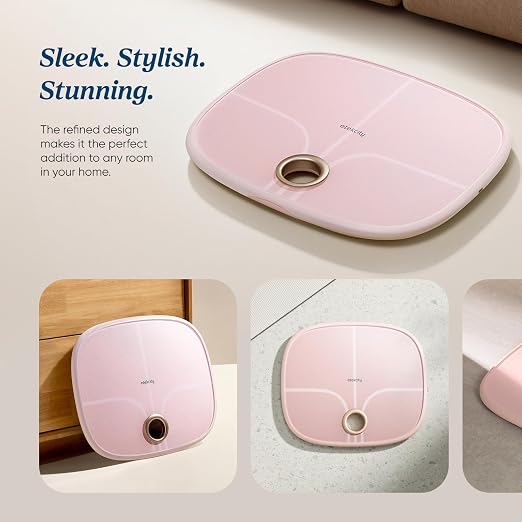 Etekcity Rechargeable Smart Scale for Body Weight, FSA Eligible, Pink | HSA eligible, tracks 13 metrics including BMI, body fat and muscle mass, with Secret Mode and Bluetooth app sync - Image 7