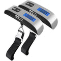 Luggage Scale Dr.meter 2 Pack Travel Essential Digital Luggage Weight Scale | 110lb/50kg Portable Handheld Scale with Rubber Paint, Temperature Sensor, Battery Included by Drmeter