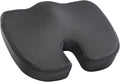 Office Chair Cushion Seat Cushion for Long Sitting ✅– Ergonomic CertiPUR-US® Memory Foam Non Slip Seat Pad for Desk, Car, Travel, Stadium, Bleachers & Airplane ✅– Tailbone Support Pillow by SweetHomeCollection