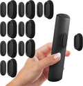 8 Pack Magnetic Remote Control Holder Wall Mount, Upgraded Silicone Remote Control Organizer Strong Adhesive TV Remote Charger Holder Caddy Back of TV (Black) by ELECTRONICSORGANIZATION