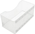 YBM HOME Mesh Magnetic Storage Basket Organizer with Extra Strong Magnets Holds Your Whiteboard and Locker Accessories, Perfect as Marker and Pencil Holder for Office, (1, Large) White by YBMHome