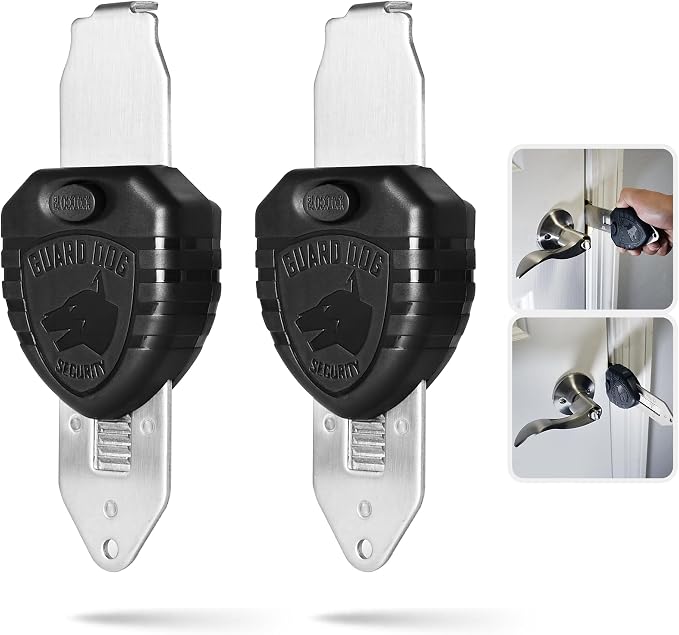 Guard Dog Security Blocklock Portable Door Lock, Hotel Door Locks for Travelers Security, Tough, Durable, Apartment Door Security, Home Security, Travel Essentials, Easy to Use by GuardDogSecurity