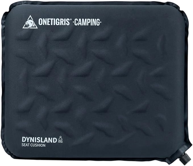 ONETIGRIS Inflatable Seat Cushion, Lightweight Waterproof Seat Pad | Lightweight waterproof inflatable cushion for camping, stadiums, travel, office chairs, car seats and outdoor events by OneTigris