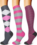 FEYHAY Copper Compression Socks (3 Pairs) 15-20 mmHg Circulation is Best Athletic & Daily for Men & Women, Running, Climbing by FEYHAY