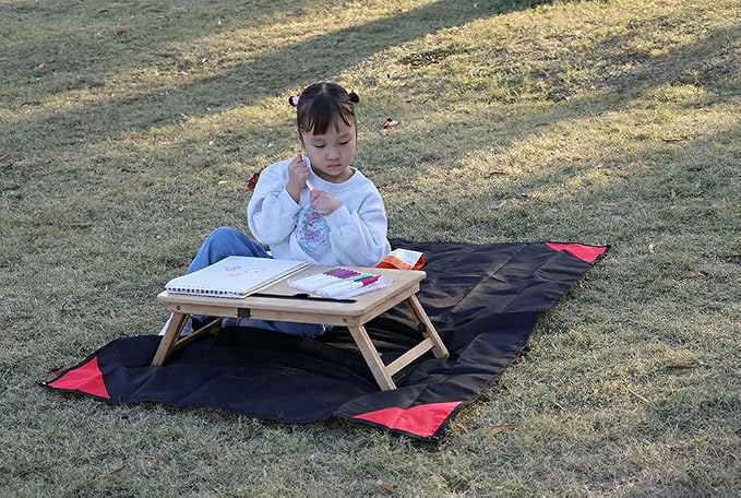 Orga'Neat Pocket Picnic Blanket, Compact Lightweight Tarp for Camping | Foldable, Easy to Carry, Water Resistant Sandproof Washable Quick Dry Mat for Beach, Festival, Travel, Outdoor Recreation - Image 5